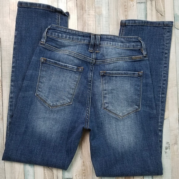 KanCan High Rise Straight Ankle Jeans - Picture 4 of 7